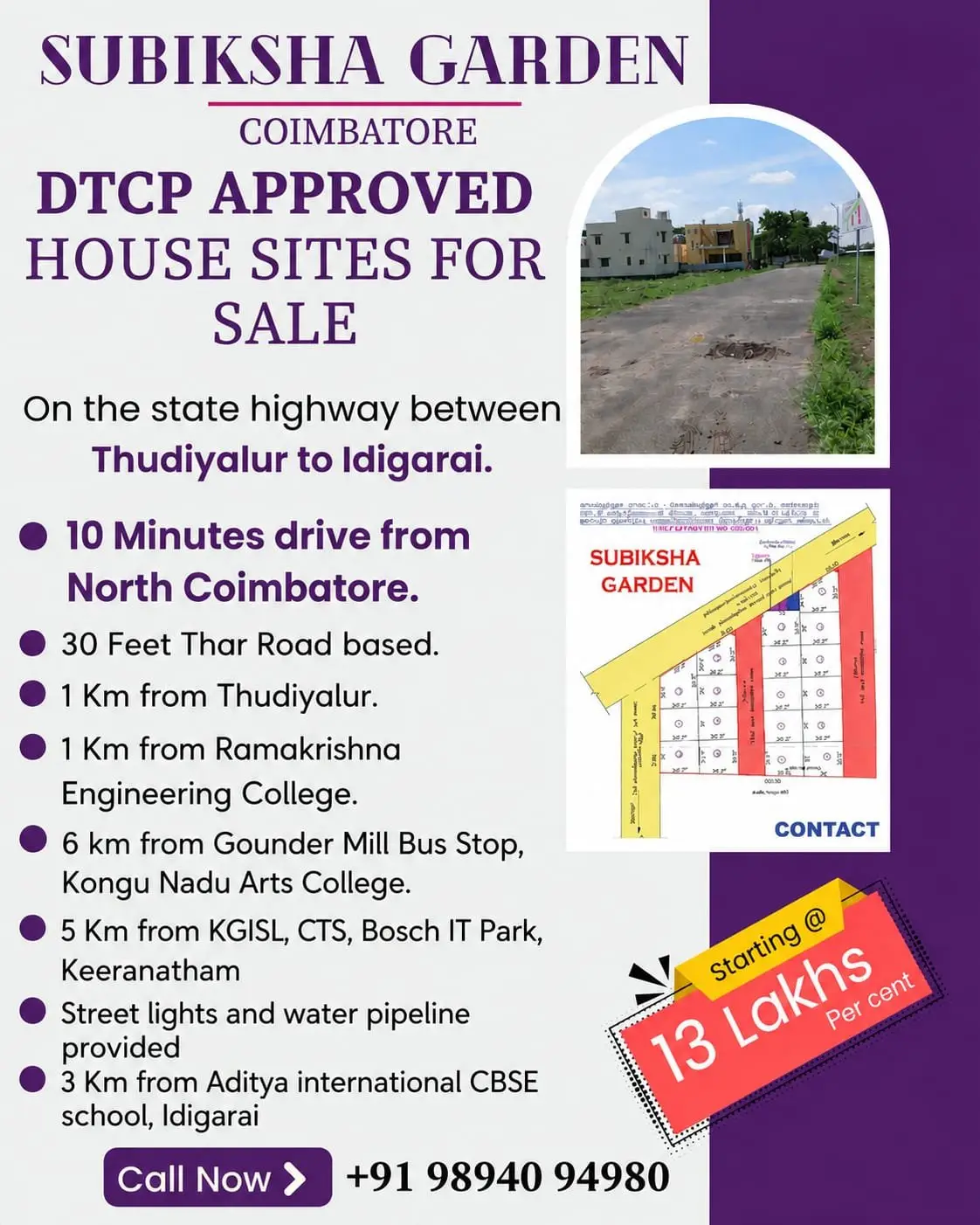 Plot for Sale in Sengalipalayam - 3
