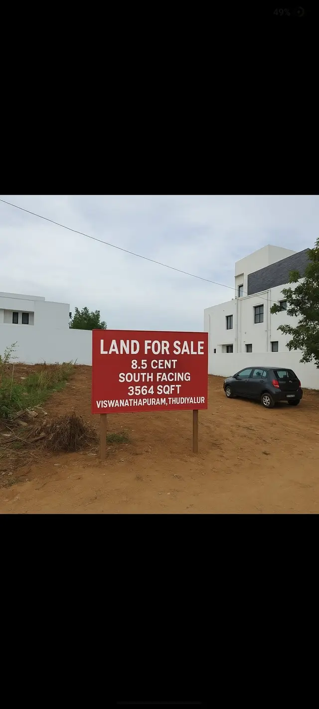Plot for Sale in Thudiyalur