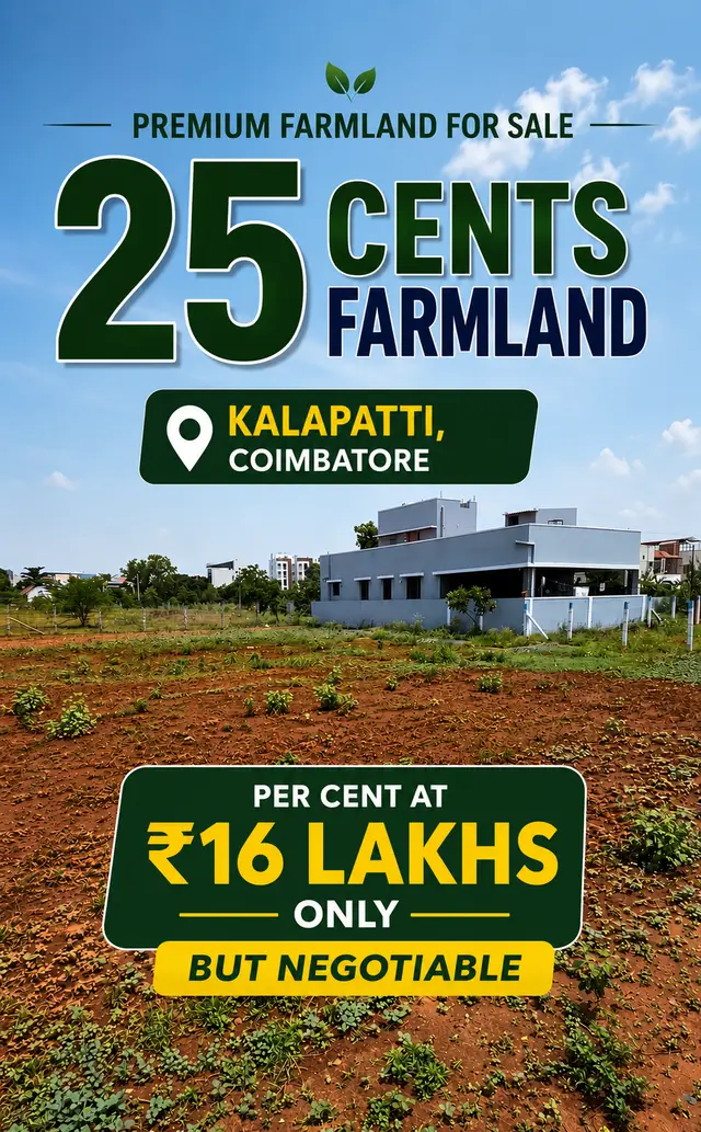 LOW BUDGET LAND IN KALAPATTI